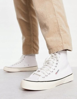 Białe sznurowane trampki (45)