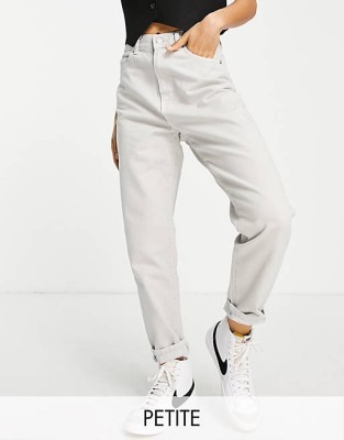 Popielate mom jeans 7/8 (27)