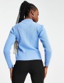 Niebieski sweter cut out (38/40)