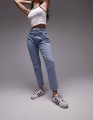 Niebieskie jeansy wysoki stan (46)