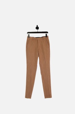 Brązowe eleganckie spodnie (28/30)