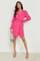 female-hot pink-puff-sleeve-wrap-tie-blazer-dress (1).jpg
