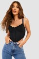 Czarne body gorsetowe (40)