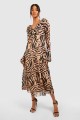 Wzorzysta szyfonowa sukienka (36)