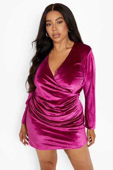 Aksamitna sukienka mini (52)