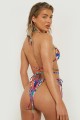 Kolorowe wiązane tangi bikini (44)