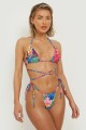 Kolorowe wiązane tangi bikini (44)