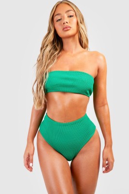 Zielone marszczone figi bikini (34)