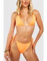 Pomarańczowe neonowe figi bikini (44)