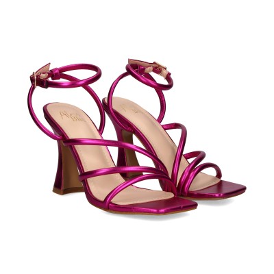 Fuksjowe sandały sprzączka (38)