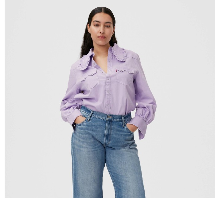 Fioletowa koszula X GANNI WESTERN (1XL)