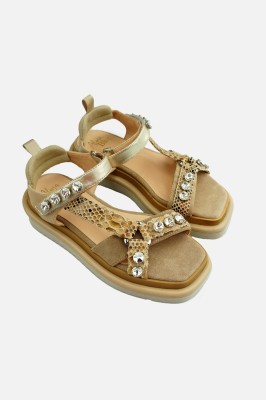 Zdobione sandały rzepy BL1090 (37)