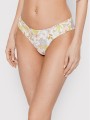 Białe figi bikini wzór (M)