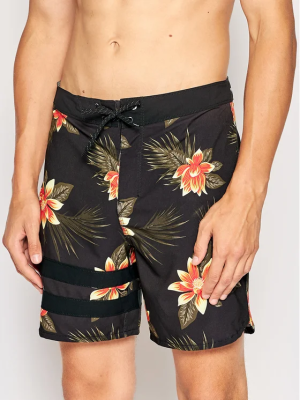 Czarne boardshorty wzór (38)