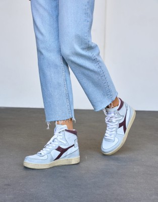 Kolorowe wysokie sneakersy (38)