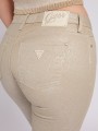 Beżowe spodnie bootcut wzór (27/32)