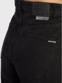 Czarne proste jeansy 7/8 (25)