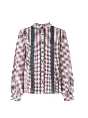 Trójkolorowa koszula kratka (S)