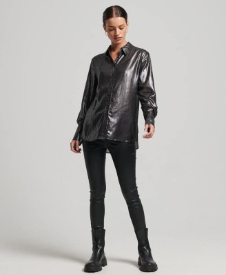 Metaliczna koszula długie rękawy (38)