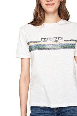 Biały t-shirt logo (M)