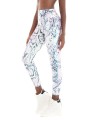 Wzorzyste legginsy kieszeń (XS)