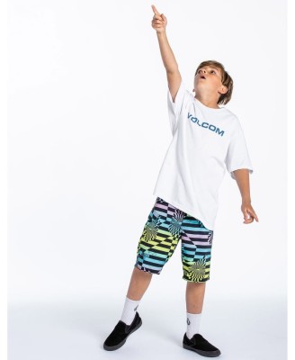 Wzorzyste boardshorty wiązanie (10L)