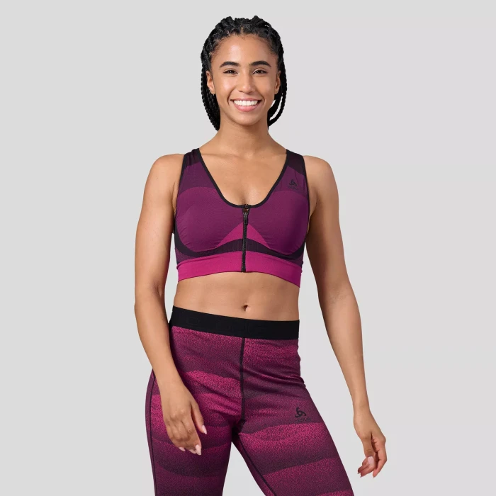 Sportowy top zamek logo (S)