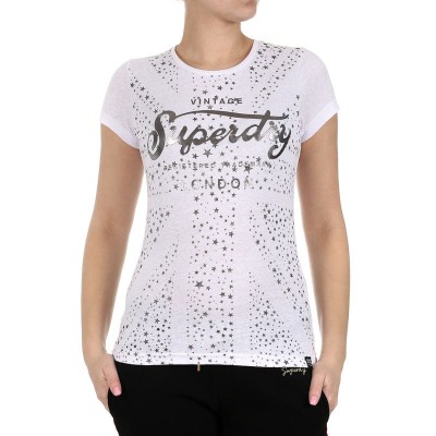 Biały klasyczny t-shirt nadruk (40)