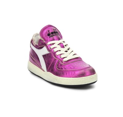 Fuksja sneakersy sznurowane (38)