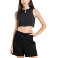 Czarny top zamek (M)