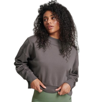 Ciemnoszara krótka bluza (38)