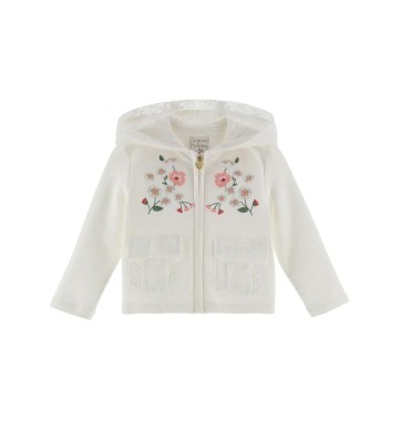 Śmietankowa bluza hafty (9-12M)