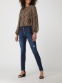 Granatowe jeansy skinny (25/29)