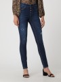 Granatowe jeansy skinny (25/29)