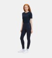 Granatowe legginsy zamki (XS)