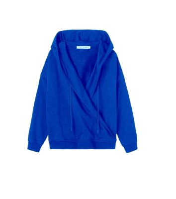 Kobaltowa bluza kaptur (XS)