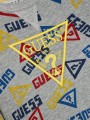 Szara bluza wzór logo (M)