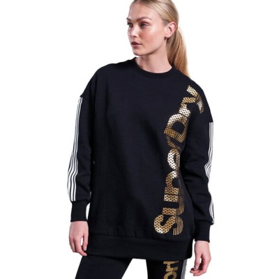 Czarna luźna bluza logo (36)