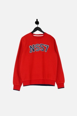 Czerwona bluza nadruk (L)