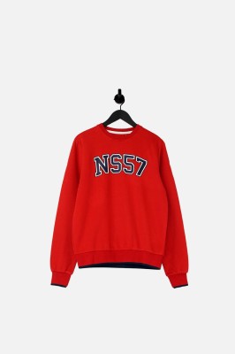 Czerwona bluza nadruk (M)