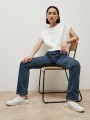 Niebieskie jeansy dzwony (42)