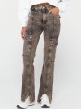 Szare jeansy bootcut (30/32)