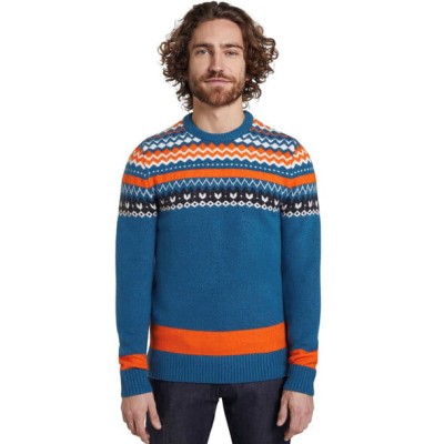 Niebieski sweter wzór (2XL)