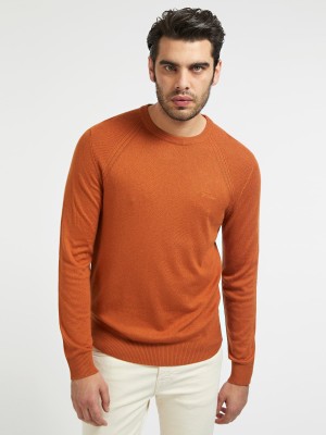 Brązowy sweter logo (XL)