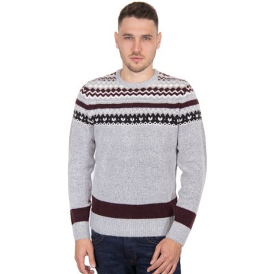 Szary klasyczny sweter (XL)