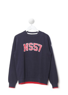 Granatowa bluza nadruk (L)