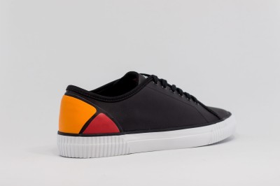 Czarne sznurowane tenisówki (37)