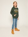 Zielona bluza melanż logo (16L)