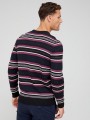Czarny sweter paski (M)