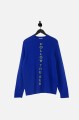 Kobaltowy cienki sweter